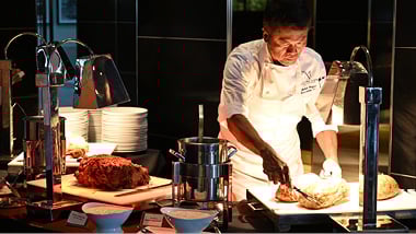 Carving Station at Anthonys Sunday Brunch