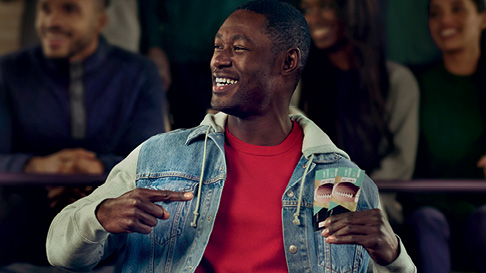 Guy with tickets