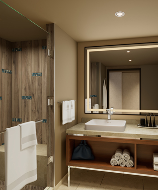 new tower bathroom