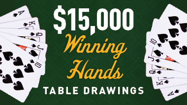 Winning Hands Table Drawings