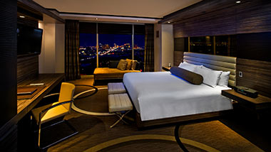 View of the sleeping area inside the M Experience Room.
